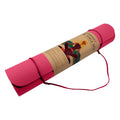 Powertrain 6mm Yoga Mat Pink Non-slip Carry Strap