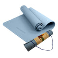 Powertrain 6mm Yoga Mat Sky Blue Non-slip Carry Strap