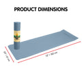 Powertrain 6mm Yoga Mat Sky Blue Non-slip Carry Strap