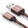 UGREEN MFI Certified Cable for iPhone 1M Dark brown 40689