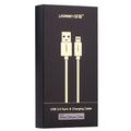 UGREEN MFI Certified Cable for iPhone 1M Dark brown 40689