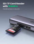 UGREEN 60515 USB-C to HDMI/Ethernet Adapter with Card Reader