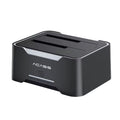 ACASIS EC-6104 Dual Bay 2.5/3.5" SATA HDD SSD Enclosure USB 3.2 5Gbps 60TB