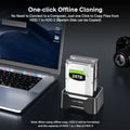 ACASIS EC-6104 Dual Bay 2.5/3.5" SATA HDD SSD Enclosure USB 3.2 5Gbps 60TB
