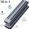 ACASIS HS-716MG USB 3.2 Gen2 10Gbps 12V/8A 16 Port USB-A + On/Off Switch with AC Power Adapter for PC & Laptop