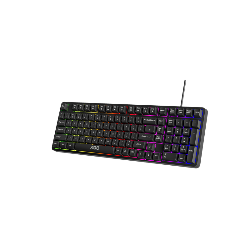 AOC GK116B/97 Wired RGB Gaming Keyboard 120-key