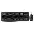 AOC KM170B/97 Wired Home & Office Keyboard + Mouse Combo 1.5M cables Black