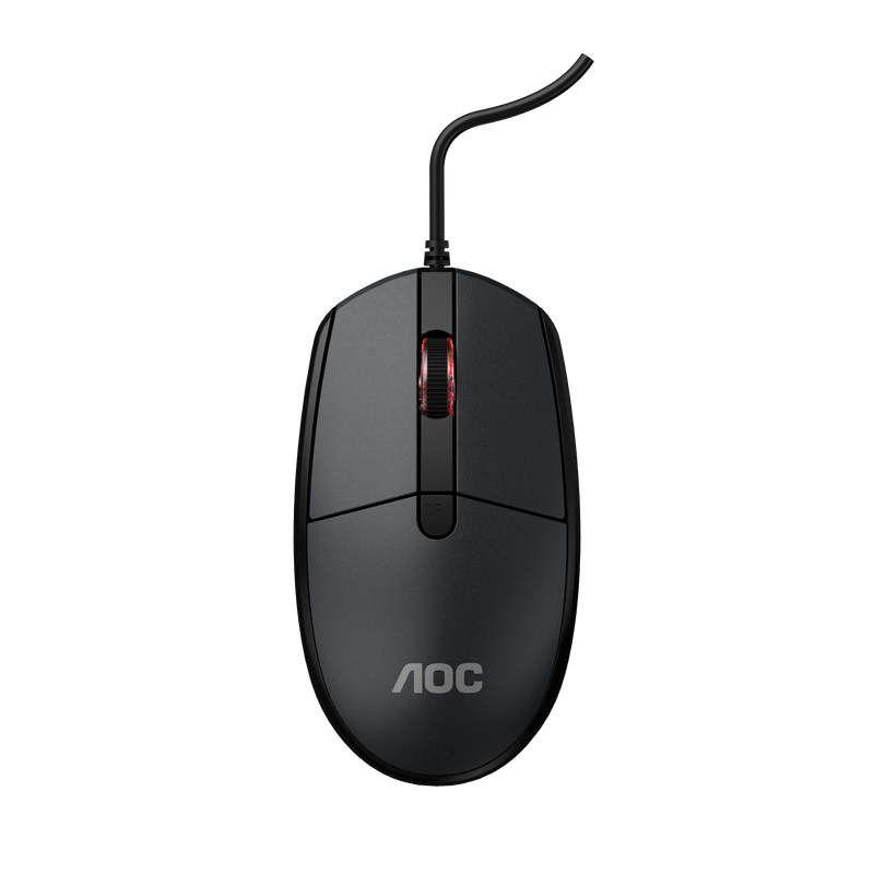 AOC MS130B/LA Wired Office Mouse USB Optical 3-Button Black