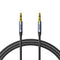 BENFEI 000427GY-2M 3.5mm TRRS Male to Male Audio Cable, 4-Pole Stereo Mic Aux Cable, Nylon Braided Headphone Jack Cord