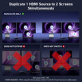 BENFEI 000447GY HDMI Splitter 1-In 2-Out 4K@60Hz