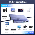 BENFEI 000448GY HDMI Splitter 1-In 4-Out 4K@60Hz