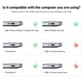 BENFEI 206GY-3F USB-C to HDMI 0.9M Cable 4K@60Hz, Aluminum Shell, Nylon Braided