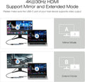 BENFEI USB C Hub 5-in-1 with 4K HDMI(Certified) Aluminum Case