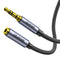 BENFEI 421GY 2M 3.5mm Male to Female AUX Extension Cable, TRRS 4-Pole Stereo Audio Jack Cord for Headphones, Microphone, Smartphones, PC, Laptop, Speakers