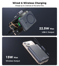 CHOETECH B-862-GY CCC Certified 10000mAh Ultra Thin Magnetic Power Bank