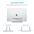 CHOETECH H038 Desktop Aluminum Stand With Adjustable Dock Size, Laptop Holder For All MacBook & tablet