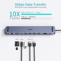 CHOETECH HUB-M20 USB-C 11-in-1 Multifunction Adapter