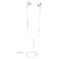 Choetech OC-A016 3.5mm lateral in ear Stereo sound Wired Headphones White