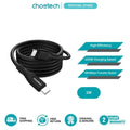 CHOETECH XCC-1008 USB-C-C PD100W M to M Fast charging Cable 1M Black