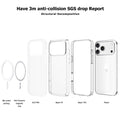 UTIA Ultimake Shockproof Transparent Case Cover With Magnetic Ring for iPhone 17 Pro Max