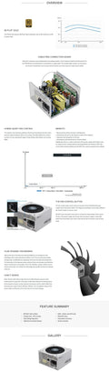 SEASONIC FOCUS GX (ONESEASONIC) WHITE EDITION GX-750 (SSR-750FX WHITE)  750W 80 PLUS GOLD PSU
