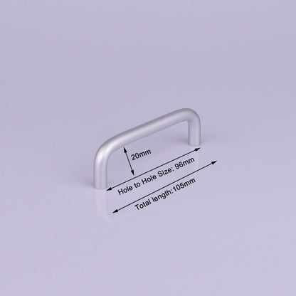 Aluminium Kitchen Cabinet Handles Drawer Bar Handle Pull 96mm
