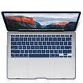 MacBook Air 13 Inch Case 2020 2019 2018, A1932, A2179,A2337 Shell Case Keyboard Cover Blue