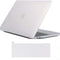 MacBook Pro 16 inch 2020 Release A2141 Matte Shell Case Keyboard Cover Touch Bar Clear