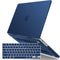 Suitable for  MacBook Pro 16 inch Case 2023 2022 2021 M2 A2780 A2485 M1 Pro/Max Hard Shell Case Keyboard Cover Blue