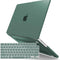 Suitable for  MacBook Pro 16 inch Case 2023 2022 2021 M2 A2780 A2485 M1 Pro/Max Hard Shell Case Keyboard Cover Midnight Green