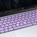 Keyboard Cover Skin For MacBook Air Pro 13 13.6 14 15.3 16 A2442 A2779 A2485 A2780 A2681 A2941 M1 M2 2021 to 2023 purple