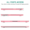 Suitable for  2023 2022 MacBook Air 13 inch case M2 Model A2681 Hard Shell Case Keyboard Cover Pink