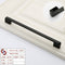 Zinc Kitchen Cabinet Handles Drawer Bar Handle Pull black color hole to hole size 256mm