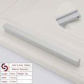 Aluminium Kitchen Cabinet Handles Drawer Bar Handle Pull Silver160mm