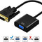 DVI to VGA Adapter,ABLEWE 1080p Active DVI-D to VGA Adapter Converter 24+1 Male to Female Adapter