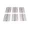 Pack of 6 Hinge 3.5 Inch Stainless Steel Door Hinges Cabinet Door Hinges Furniture