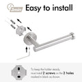 Toilet Paper Holder Bathroom Paper Roll Holder Roll Holder brushed Silver Wall Mount 304
