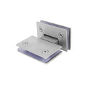 Shower Glass Door Gate Hinge 304 Stainless Steel 180 Degrees Polished Chrome Finish
