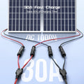1 Pair Solar Connector Y Branch Parallel Adapter Cable Solar Panel Connectors Wire Plug Solar Panel