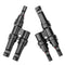 1 Pair 2 To 1 2 branch Waterproof T Branch Cable Connectors Solar PV Panel Connector Male & Female