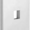 1 Port QuickPort outlet Wall Plate face plate, Single Gang White