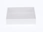 10 Pack of White Card Box - Clear Slide On Lid - 30 x 20 x 8cm -  Large Beauty Product Gift Giving Hamper Tray Merch Fashion Cake Sweets Xmas