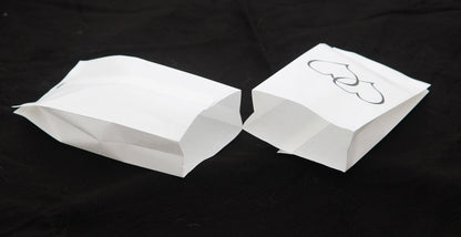 150 Pack Wedding Cake Bags Greaseproof Wax Paper Slice Take Home Favour Large Heart