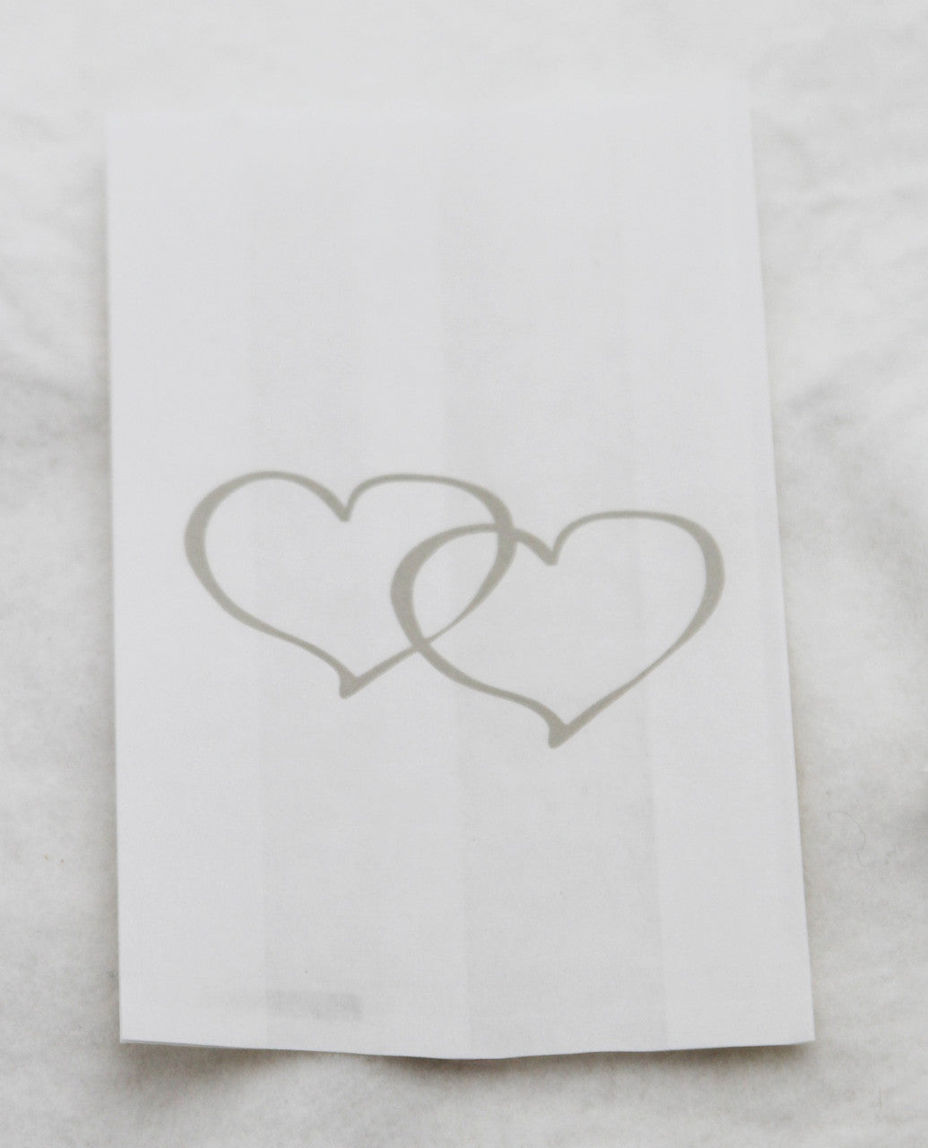 150 Pack Wedding Cake Bags Greaseproof Wax Paper Slice Take Home Favour Large Silver Heart