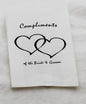 200 Pack Wedding Cake Bags Greaseproof Wax Paper Slice Take Home Favour Heart n Message