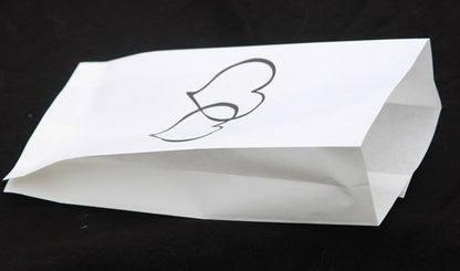 50 Pack Wedding Cake Bags Greaseproof Wax Paper Slice Take Home Favour Large Heart