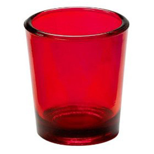 40 Pack Red Glass Votive Tealight Candle Holders House Party Centerpiece Xmas Wedding Decor Glass Candlestick Party Decorations Bridal Valentines Event