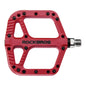 Extra Large MTB Flat Pedal Orange Nylon Composite 208g Stud Pin Grips RED Rockbros