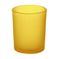 10 Pack Yellow Frosted Glass Votive Candle Holders Table Centreoieces  Xmas Wedding Anniversary Event Recption Party Function or Home Decor
