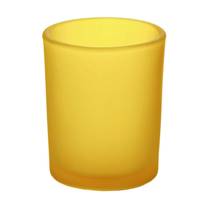 20 Pack Yellow Frosted Glass Votive Candle Holders Table Centreoieces  Xmas Wedding Anniversary Event Recption Party Function or Home Decor
